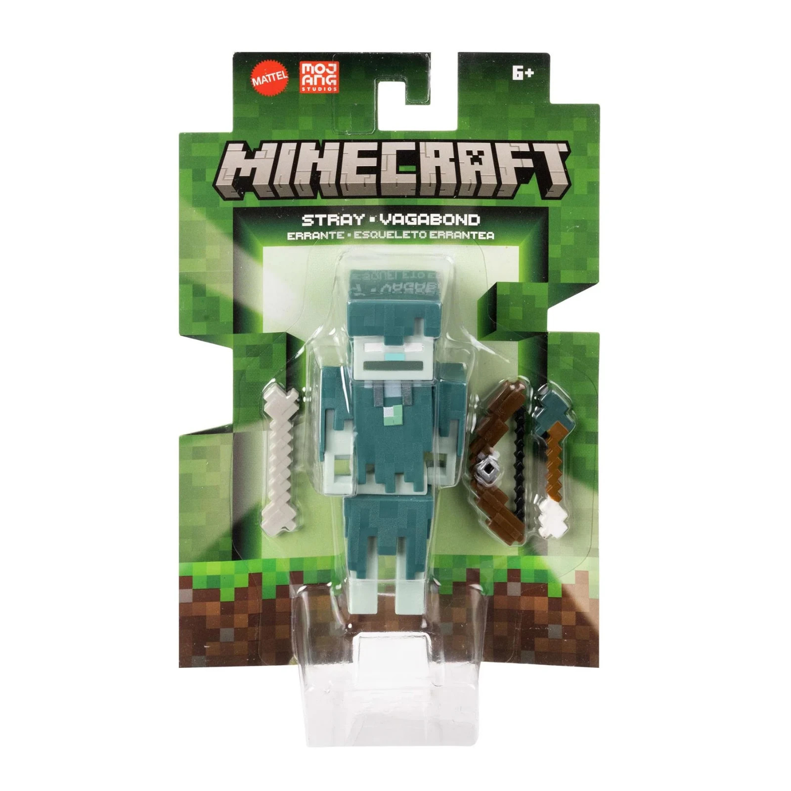 Minecraft Action Figure Stray with Bow Arrow & Bone 8cm [BOXED SEALED] 🚚📦