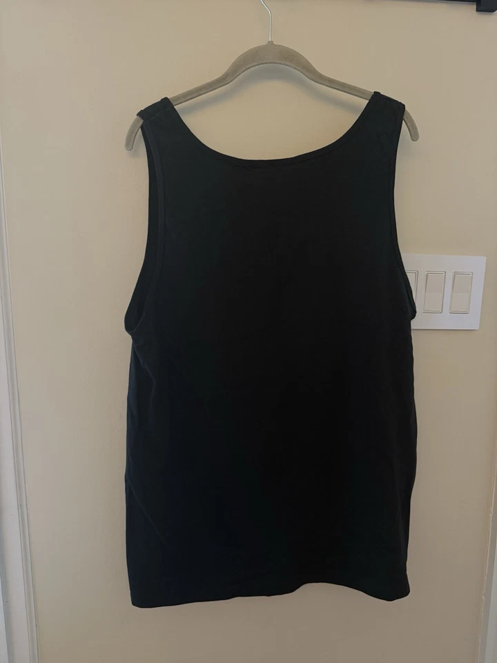 男式复古米老鼠 INC 黑色背心大号 — 第 2/4 张图片