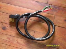 Electric Range Stove 4 Wire 4 FT Black Power Cord Plug