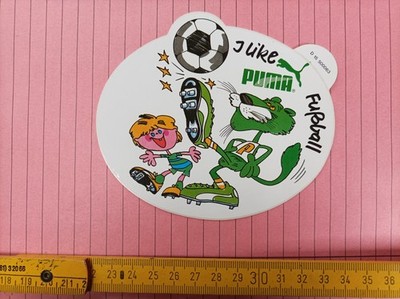 Sticker Aufkleber Reklame Werbung :   Puma I like Fußball Sport