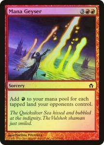 Mana Geyser Foil Fifth Dawn NM MTG