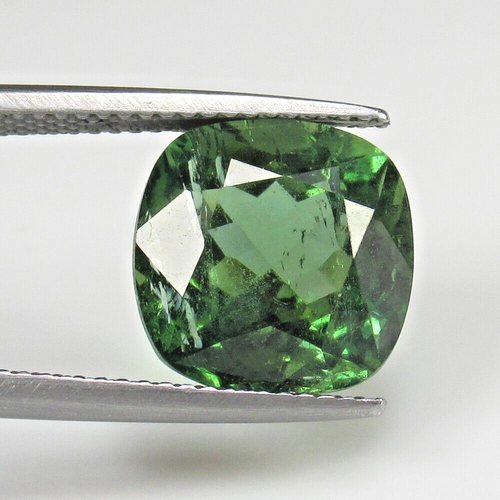 7.39 Ct Natural Blowing Luster Top Green Apatite Beautiful Cushion Cut-A1724