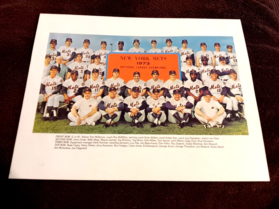 Old Vintage Mets Oldtimers Day July 30, 1983 Shea Stadium Program - Image 2 of 4