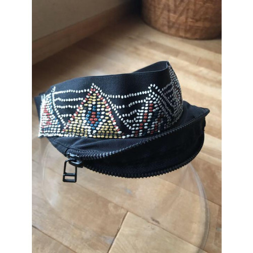 [Beautiful and rare] KAPITAL handwritten sun visor with storage zip F image 5