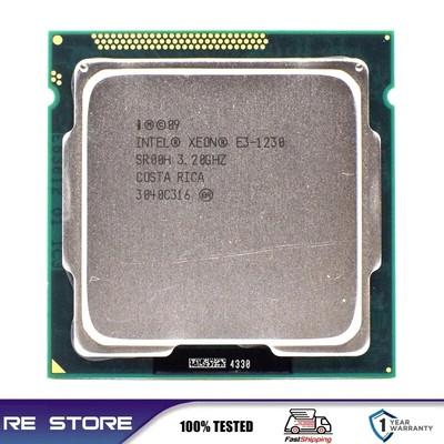Intel Xeon E3 1230 3.20GHz Quad Core LGA 1155 Cpu Processor
