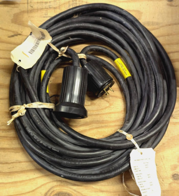 New Electrical Cable Assembly 50FT Extension Cord 10/3 w/ Twisted ends-USA Made