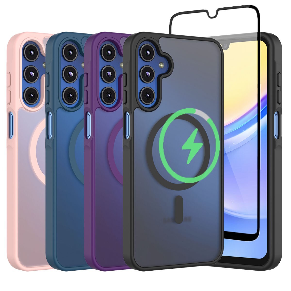 For Samsung Galaxy A15 5G Phone Case Mag Safe AntiScratch Cover Screen Protector | eBay For Samsung Galaxy A15 5G Phone Case Mag Safe AntiScratch Cover Screen Protector | eBay