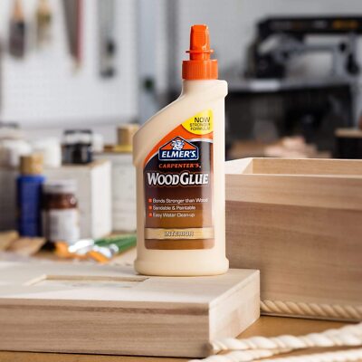Elmer's E7010 Carpenter's Interior Wood Glue - 8 oz.