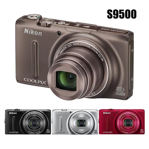 Nikon COOLPIX S9500 18.1MP 22x Optical Zoom Vintage Digital Camera-100% Working - Picture 1 of 10