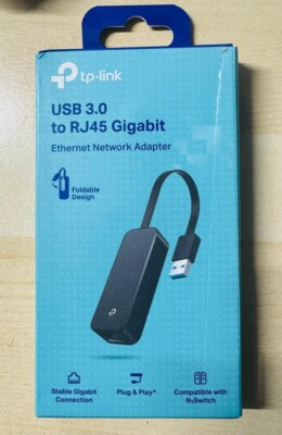 TP-Link USB 3.0 to Gigabit Ethernet Network Adapter, USB to RJ45 LAN Wired Adap