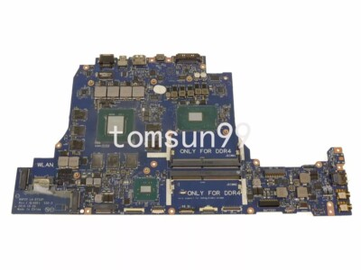 For Dell Alienware 17 R4 Motherboard LA-D753P 0D91R7 W/ i7-7820HK CPU ...