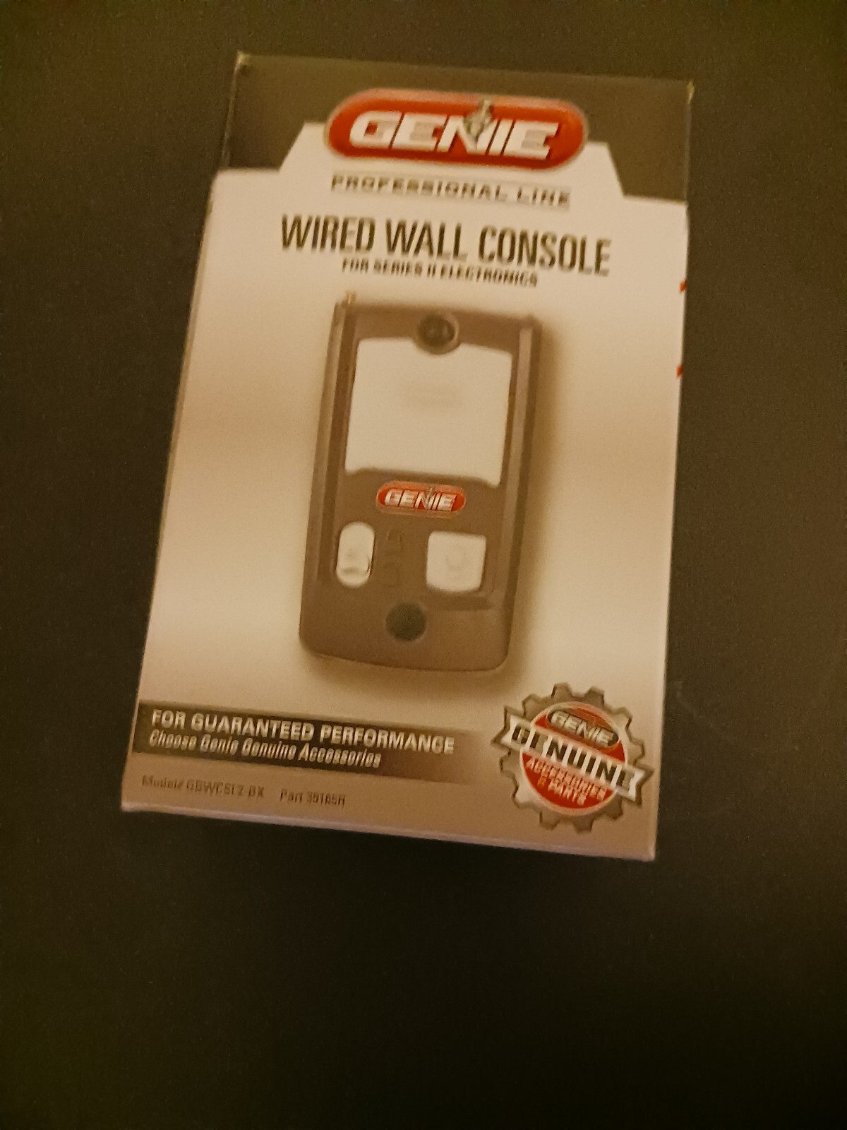 Genie GBWCSL2-BX Series II Garage Door Opener Wall Console Part # 39165R New 50049020576 Genie GBWCSL2-BX Series II Garage Door Opener Wall Console Part # 39165R New 50049020576