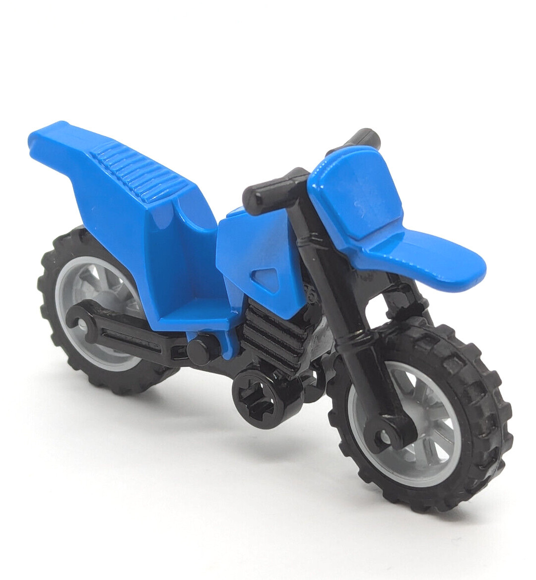 LEGO&reg; Dirt Bike- You Choose! Motorcycle Gray Wheels Minifigure Race 50860c11 (ac