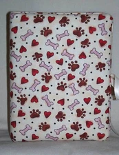 Dog Puppy Bones Paws Hearts Pet Photo Album 5 1/2"X7" Holds 100 4"X6" NEW