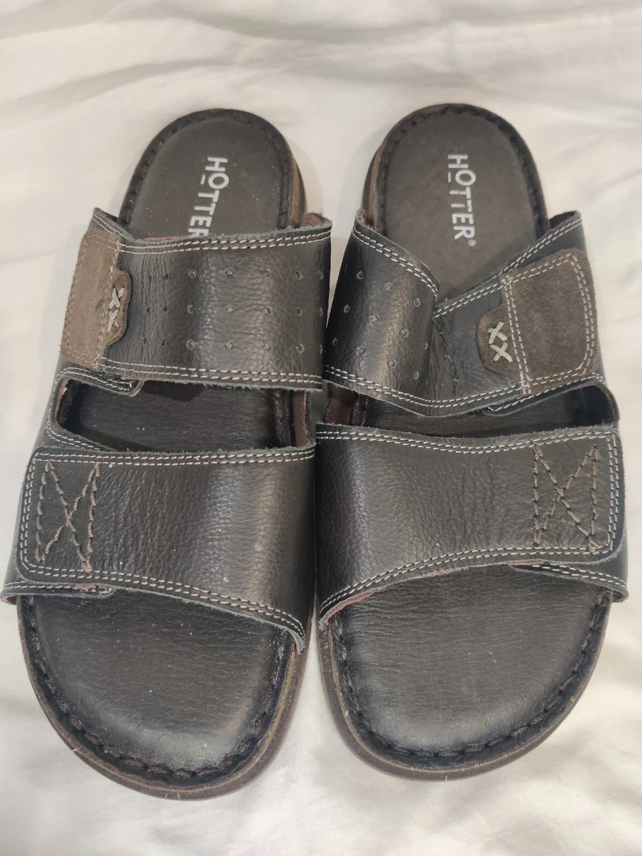 Hotter black deals sandals