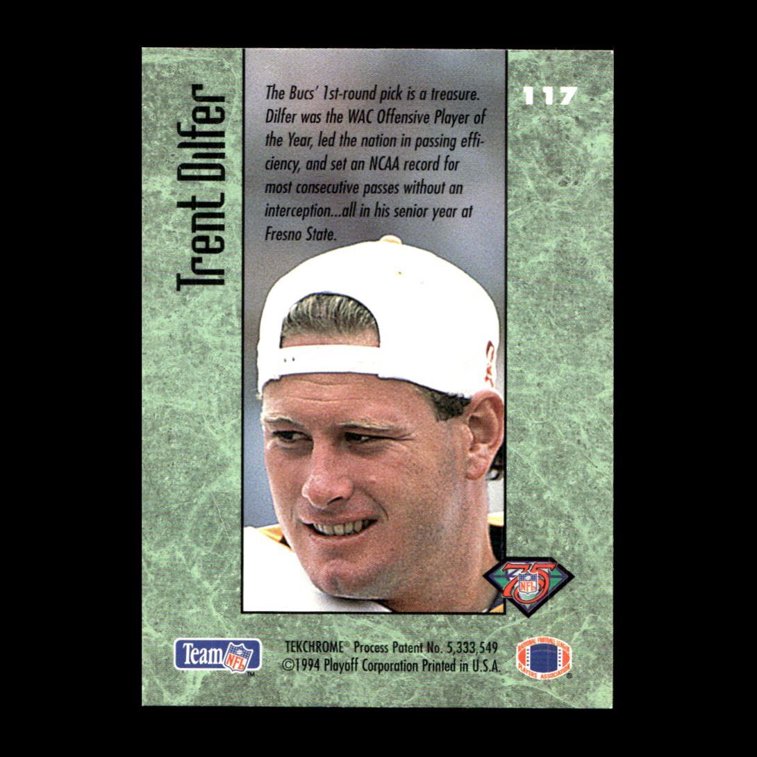 Trent Dilfer 1994 Playoff Contenders Rookie Tampa Bay Buccaneers