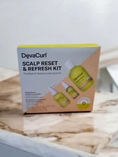 DevaCurl Scalp Refresh & Reset Kit- Buildup Buster, Scalp Purify & Defense