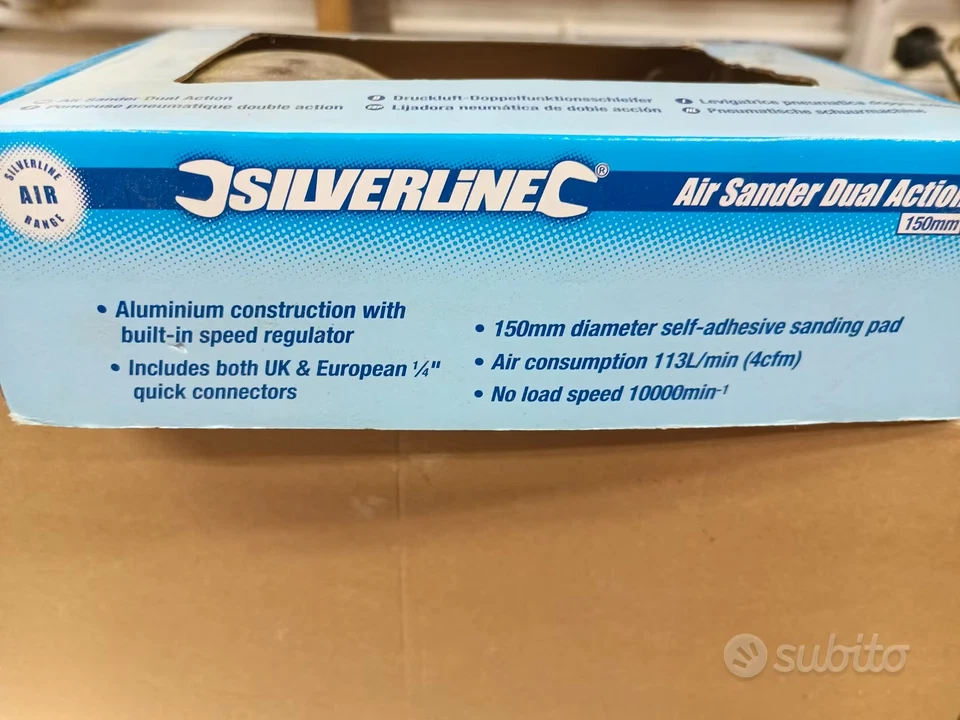 Levigatrice pneumatica Silverline - Immagine 2 di 3