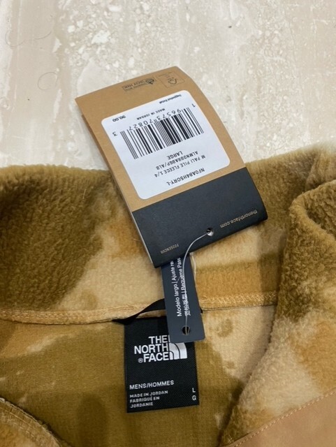 Rare Men's North Face Quarter Button Jumper Size L - 100% Authentic image 2