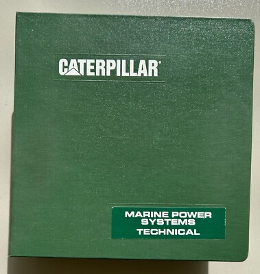 MARINE POWER SYSTEMS CAT CATERPILLAR TECHNICAL PERFORMANCE MANUAL 1998 & 2000