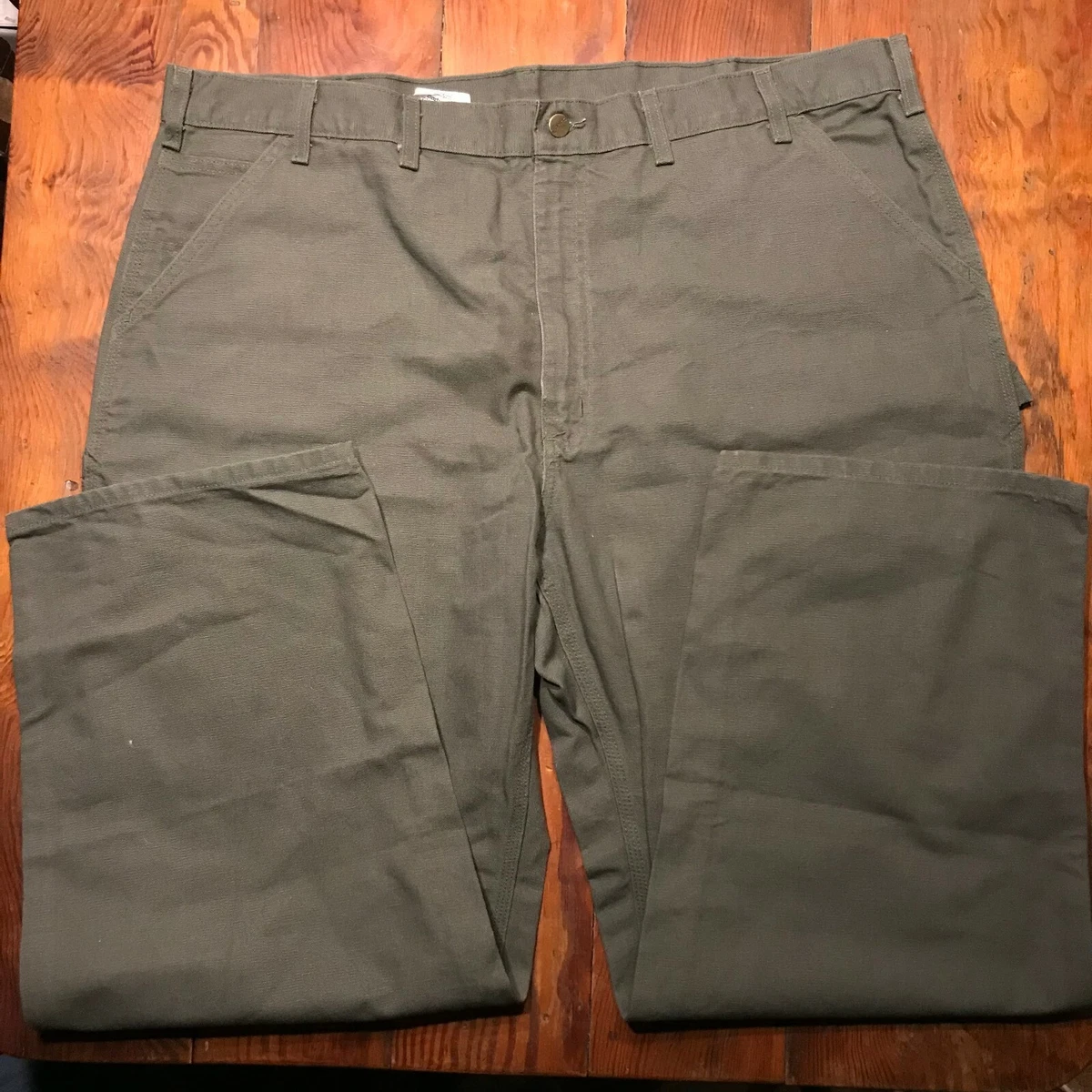 Loose Fit Washed Duck Utility Work Pant