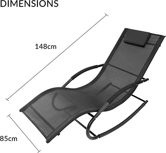 Morrisons Garden Rocking Chair Beautiful Metal Build Delivery Included eBay