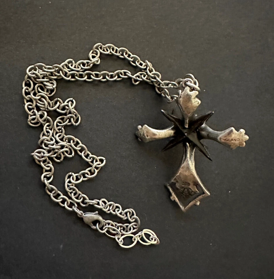 Pendente CALTROP CROSS ALCHEMY GOTICO - Immagine 3 di 4