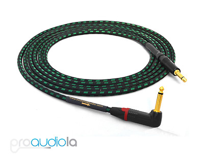 Evidence Audio Lyric HG Instrument Cable | Neutrik Gold  1/4'' TS to 90º | 12 ft.