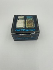 Ball Mason Canning Jar Vintage Salt & Pepper Shaker Set With Original Box