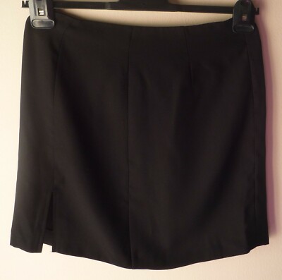 3Suisses Rock Bleistiftrock Minirock Damen Schlitz Schwarz Gr. 38