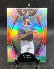 2022 Panini Select Premier Silver Prizm #163 Rafael Devers Boston Red Sox