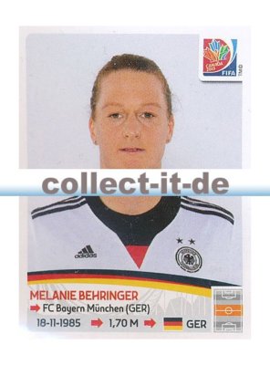 Panini Frauen WM World Cup 2015  - Sticker 108 - Melanie Behringer