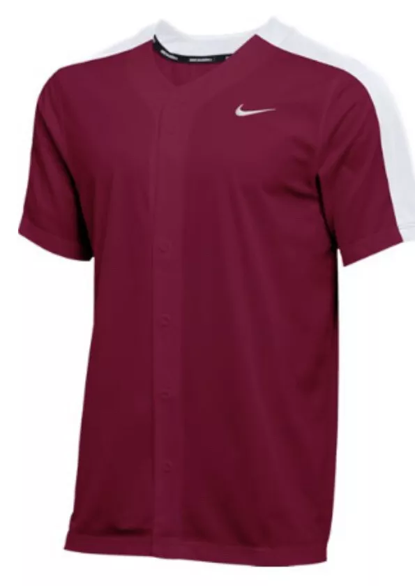 Men's Nike Stock Vapor Select Full Button Jersey M / TM Blue Grey/Tm Blue Grey/Tm Black