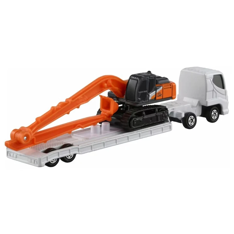 TOMICA #143 HITACHI CONSTRUCTION MACHINERY SUPER LONG FRONT EXCAVATOR ZX210-7 - Image 4 of 4