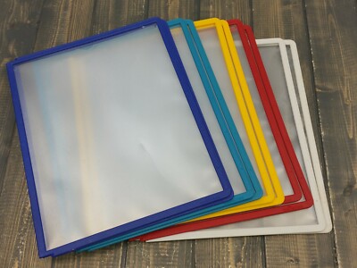 Durable 10 Panel COLORED 20 Sheet Display Capacity for Desktop Reference System