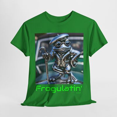 Frogulatin' Kool Froggy Tee, Funny Retro Unisex T-Shirt, Frog Lover Gift,