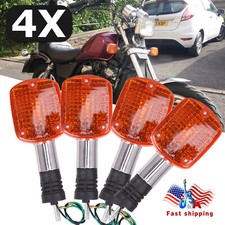 4X Motorcycle Turn Signals Light For Honda Re...
