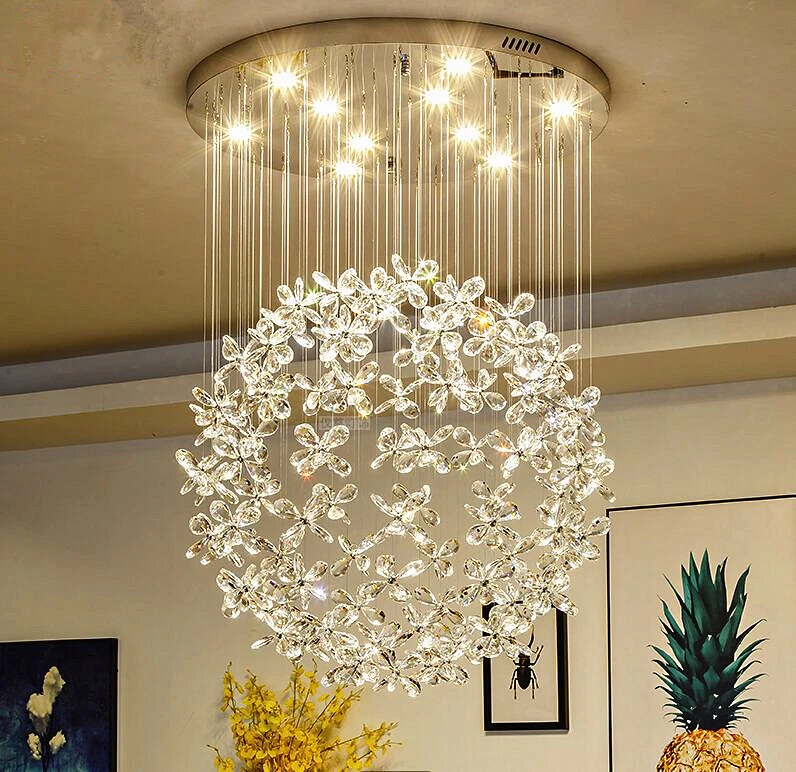 Round sphere chandelier deals