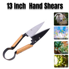 Hand Shears Wool Shearing Handle Scissors Wooden Handle Cutters Sheep BRAND NEW