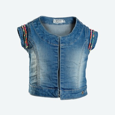 Gilet Jeans Bambina Fun\u0026Fun FUNBWA4482 | eBay