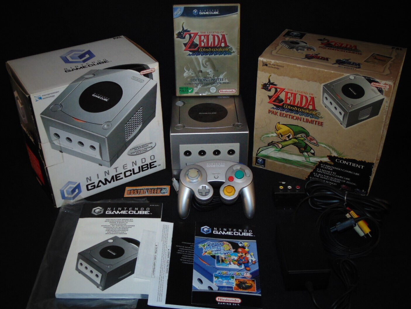 Console Nintendo Game Cube Pack Zelda / Vers. Pal. FRA. / Complet Boite TBE!