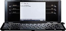 King Jim Digital Memo Pomera DM100 Black 5.7inch display Bluetooth Notepad USED