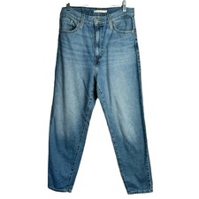 Levis Women  s High Waisted Mom Jeans Size 28 Cotton