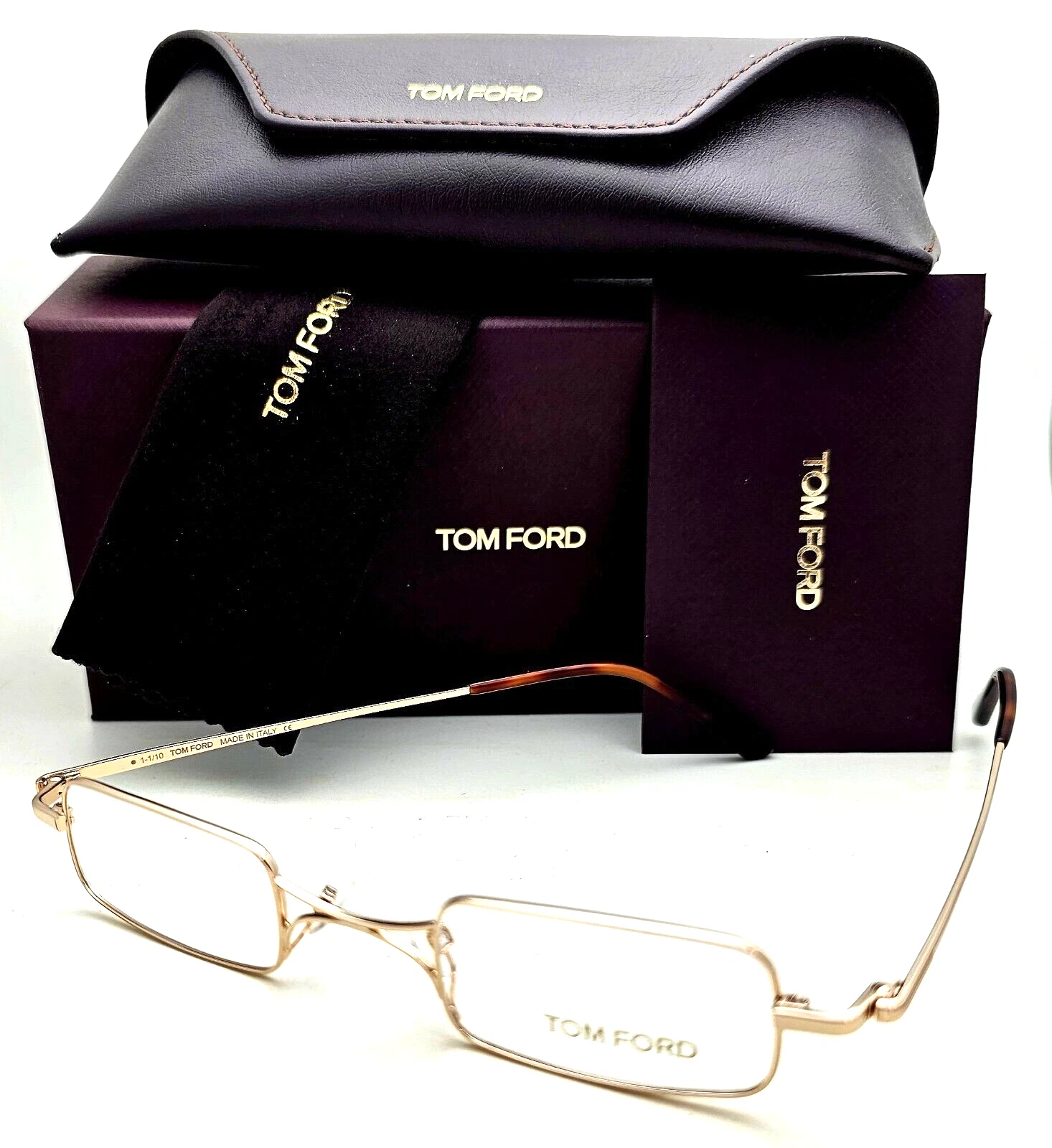 New TOM FORD Antique Vintage Style Eyeglasses TF 5170 028 42 24 145 G Frames