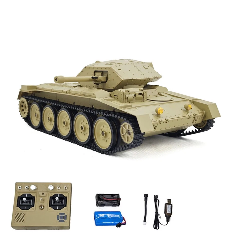 1:16 CoolBank Crusader MKIII RC Militärischer Tank 360° Rotierender Rauchklang - Bild 3 von 4
