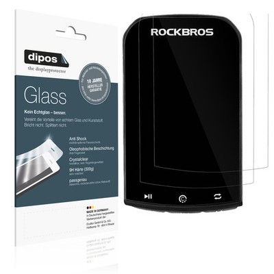 2x Schutzfolie für Rockbros Bike Computer 2.90 Zoll - Anti-Shock 9H Folie dipos