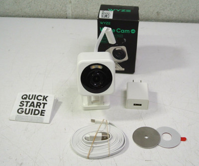 Wyze Cam v4 - 2.5K QHD Indoor/Outdoor WiFi Smart Security Camera (wyzec4wh) READ