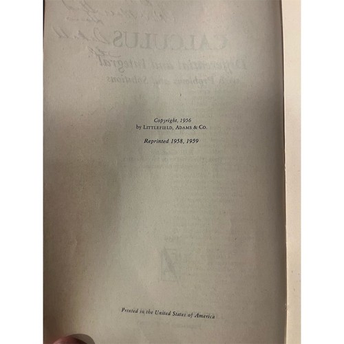 Calculus Textbook by Petessin & Grasser 1956 Vintage Problems & Solutions - Picture 3 of 3
