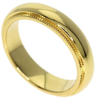 Tiffany&Co.  Milgrain Ring K18 Gelbgold Damen [gebraucht]