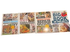 Family Handyman Home Improvements Projects, Guides, Tips, 4 Book Collection